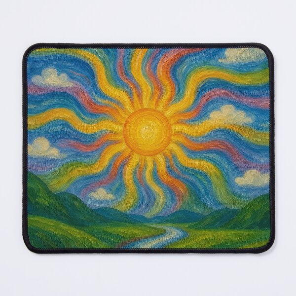Item preview, Radiant Sunbeam River Landscape designed and sold by zzz888.