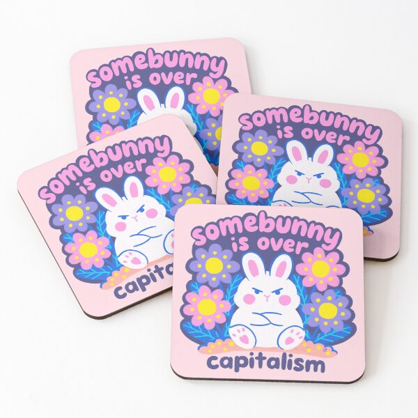 Item preview, Bunny is Over Capitalism designed and sold by Itouchedabee.