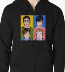 Blur Zipped Hoodie