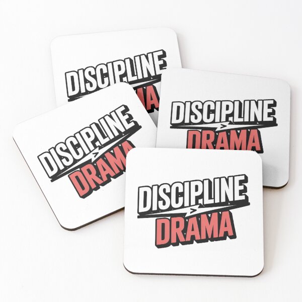 Item preview, Discipline Over Drama – Motivational Typography designed and sold by ArtByYunus.