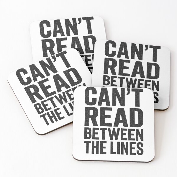 Item preview,   Can’t Read Between the Lines? / Vous Ne Lisez Pas Entre Les Lignes ? designed and sold by Drawingshirts.
