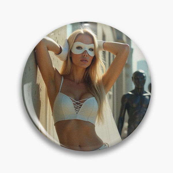 Item preview,  Sexy female Superhero posing in her power suit comic book character photography designed and sold by Vintage Designs +.