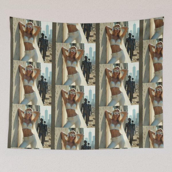 Item preview,  Sexy female Superhero posing in her power suit comic book character photography designed and sold by Vintage Designs +.