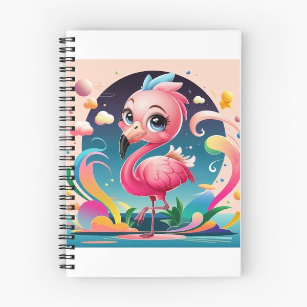 Item preview, Modern Abstract Flamingo Portrait designed and sold by NeatThingLover.