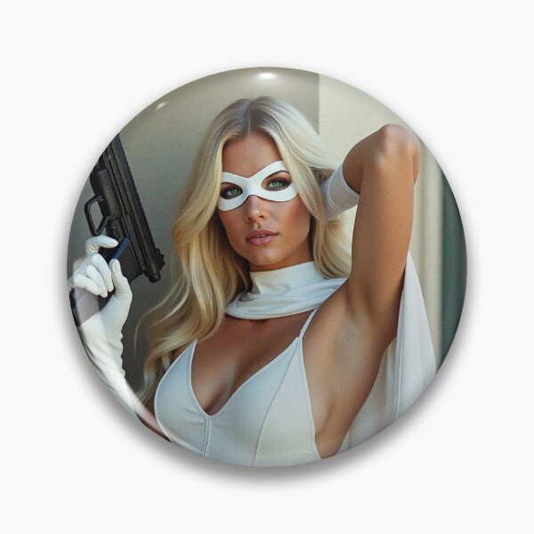 Item preview,  Sexy female Superhero posing in her power suit comic book character photography designed and sold by Vintage Designs +.