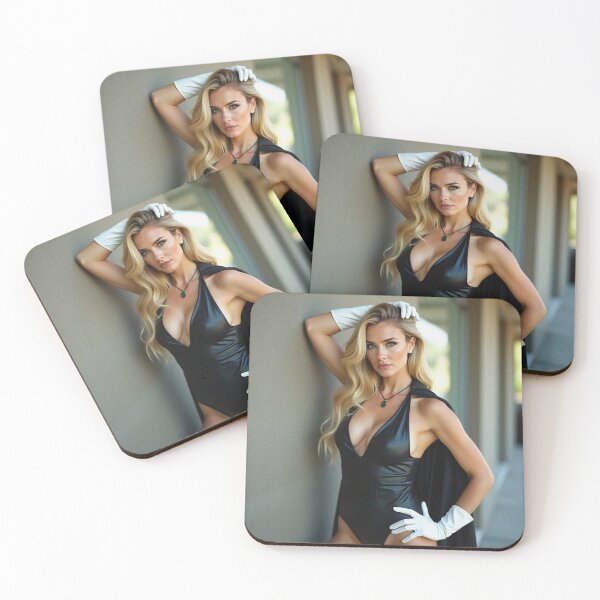 Item preview, Sexy female Superhero posing in her power suit comic book character photography designed and sold by Vintage Designs +.
