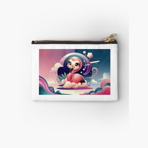 Item preview, Geometric Colorful Flamingo Illustration designed and sold by NeatThingLover.