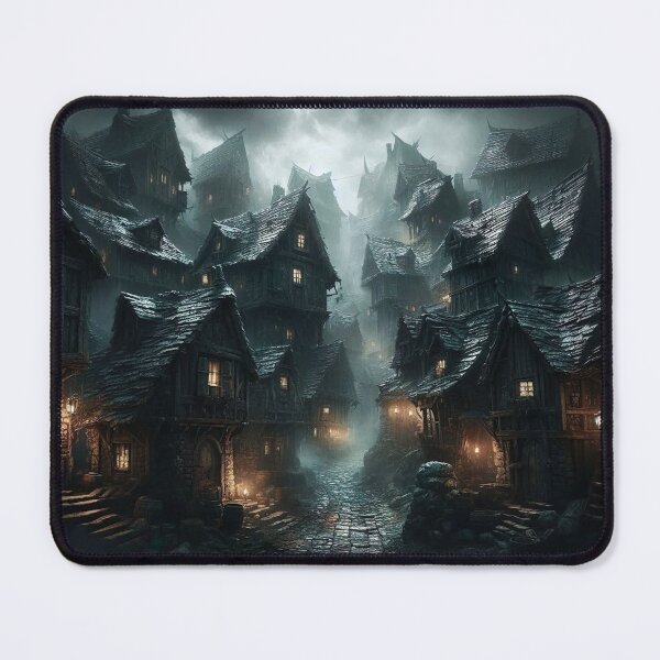 Item preview, The Haunted Village designed and sold by FrkiArt.