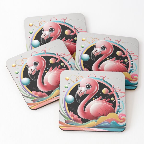 Item preview, Artistic Abstract Flamingo Canvas designed and sold by NeatThingLover.