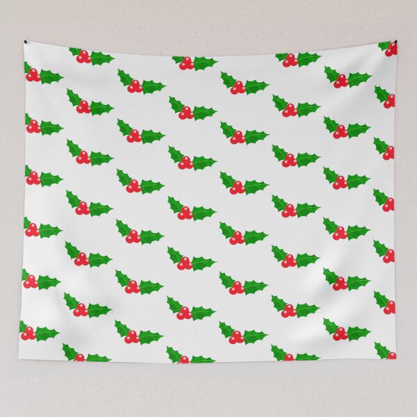 Item preview, Holly berries christmas ornament designed and sold by creatyrunsfree.