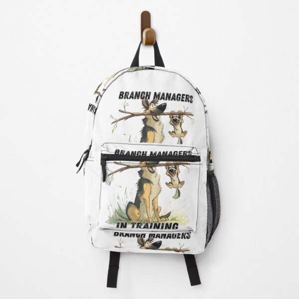 Item preview, Branch Managers In Training – Funny Dog Stick Art designed and sold by TheNyneShop.