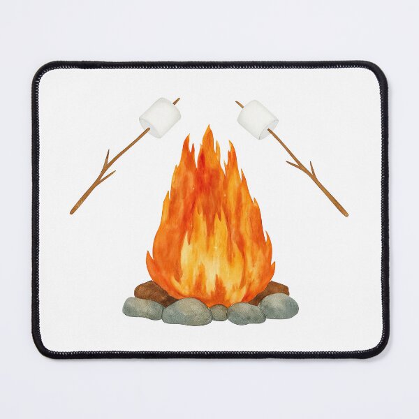 Item preview, Campfire with Marshmallows Illustration designed and sold by ArtfulWeave.
