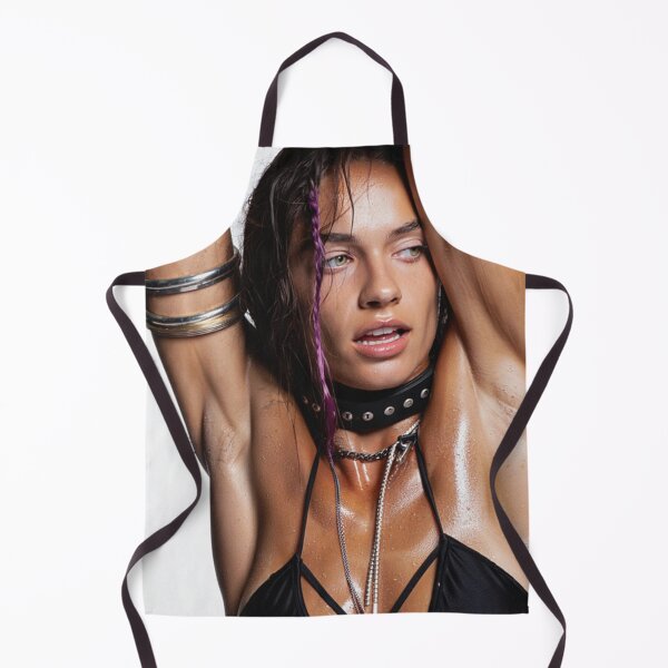 Item preview, Beautiful sexy gym woman posing with her arms up showing her armpits sweating designed and sold by Vintage Designs +.