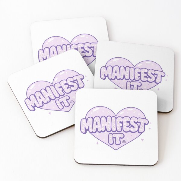 Item preview, Manifest Your Dreams - Cute Purple Heart designed and sold by artchubofficial.