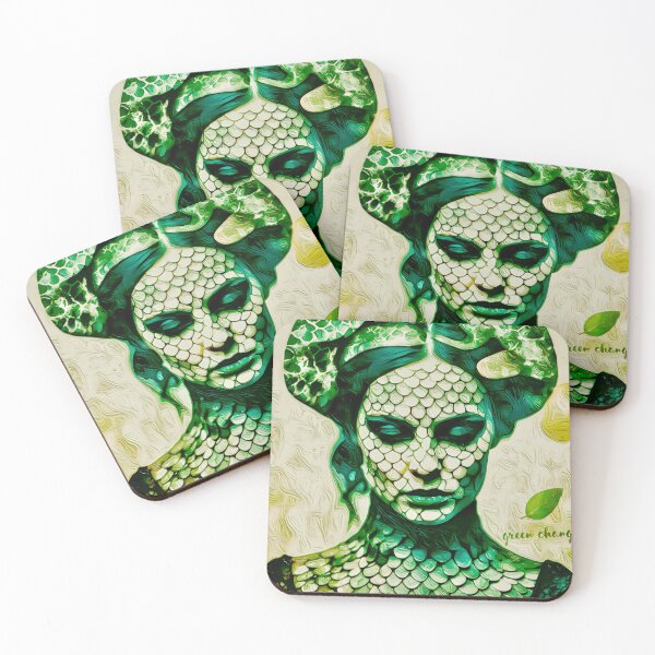 Item preview, Green Changer – Serpentine Nature Goddess in Rebirth designed and sold by Cute Gothics.