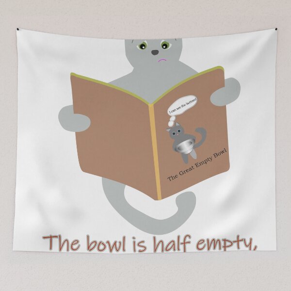 Item preview, The bowl is half empty, just like my soul designed and sold by The Ink Nest..