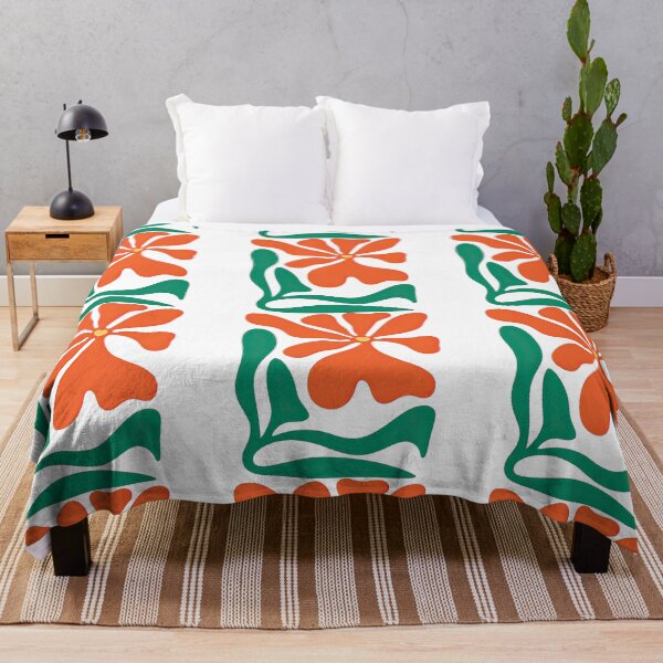 Item preview, Abstract Orange Flower with Heart Center Illustration designed and sold by ArtfulWeave.