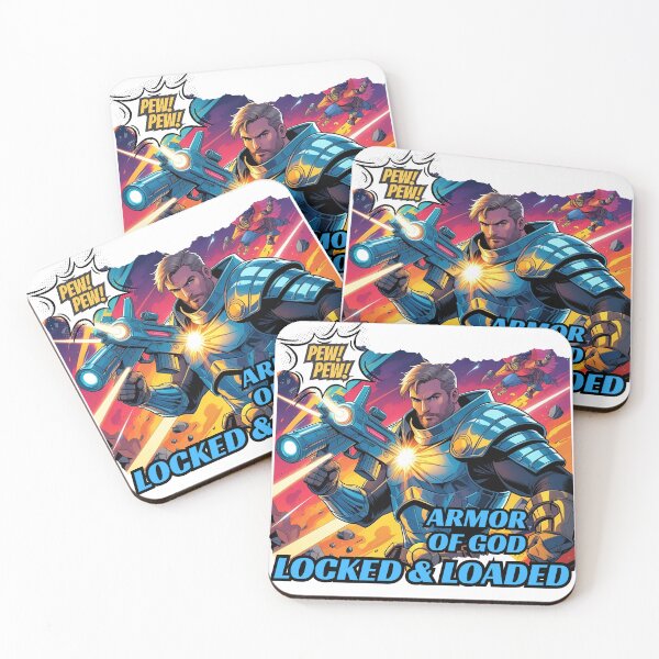 Item preview, Armor of God, Locked & Loaded. Pew! Pew! designed and sold by GiggleGooods.