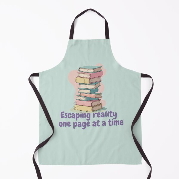 Item preview, Escaping Reality One Page at a Tim- Book Lover Sticker designed and sold by VirtualPalette.