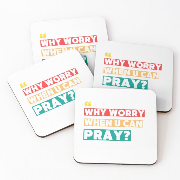 Item preview, Why worry, when u can pray! designed and sold by JCraftedCo.
