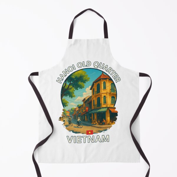 Item preview, Hanoi Old Quarter Hanoi Vietnam - Iconic Asia Landmark Travel vacation destination souvenir art designed and sold by inkNext.