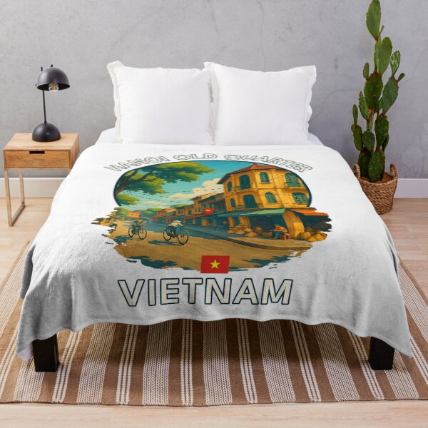 Item preview, Hanoi Old Quarter Hanoi Vietnam - Iconic Asia Landmark Travel vacation destination souvenir art designed and sold by inkNext.