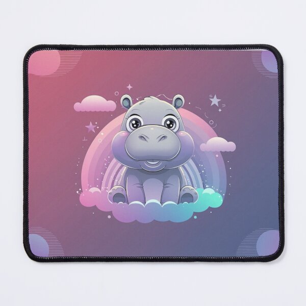 Item preview, Artistic Abstract Hippo Canvas designed and sold by NeatThingLover.