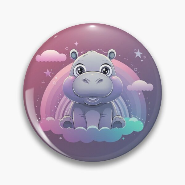 Item preview, Artistic Abstract Hippo Canvas designed and sold by NeatThingLover.