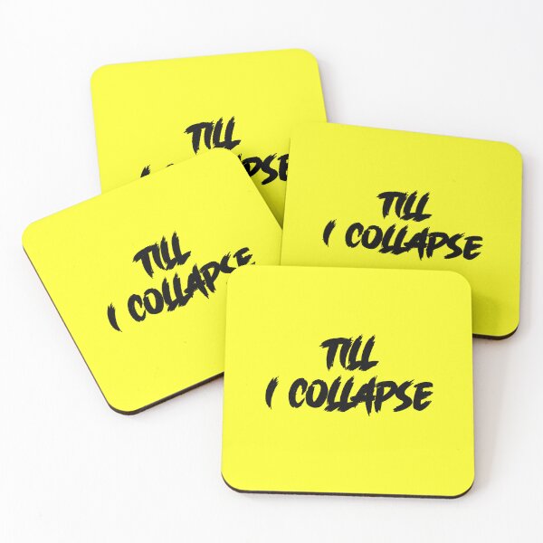 Item preview, Copy of Badass Gym Quote | Till I Collapse designed and sold by typoinspired.