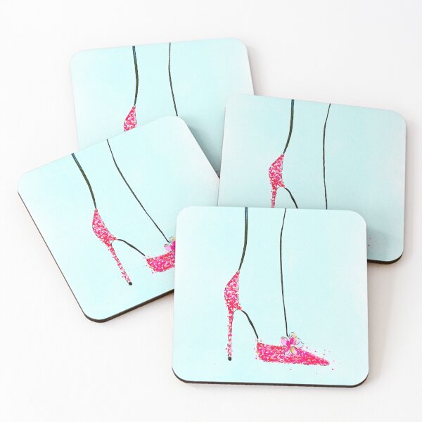 Item preview, pink delight high heels shoes designed and sold by lilysuzy.