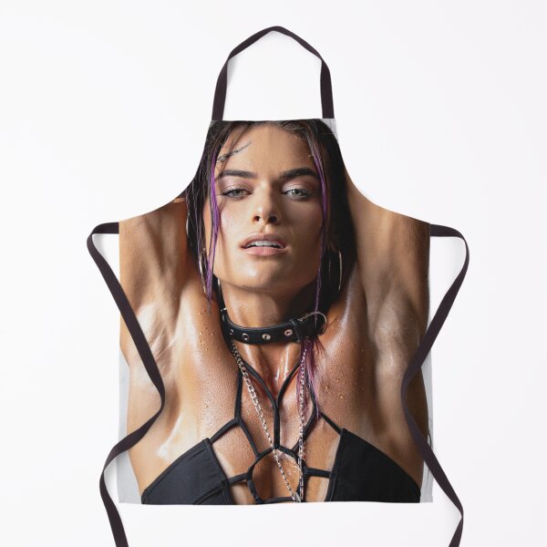 Item preview,  Beautiful sexy gym woman posing with her arms up showing her armpits sweating designed and sold by Vintage Designs +.