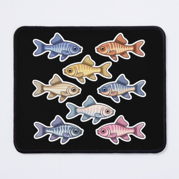 Item preview, Funny colorful Zebrafish - tropical fish designed and sold by DamioPolArt.