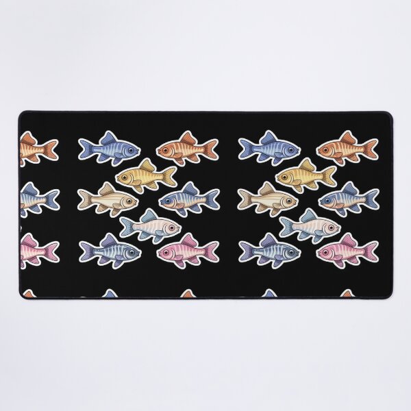 Item preview, Funny colorful Zebrafish - tropical fish designed and sold by DamioPolArt.