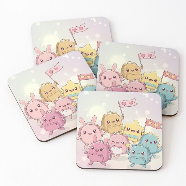 Item preview, Smiling backpacks walking together designed and sold by Itsheartshop.