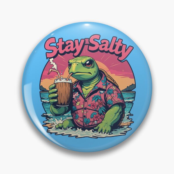 Item preview, Stay salty turtle designed and sold by Dospart.