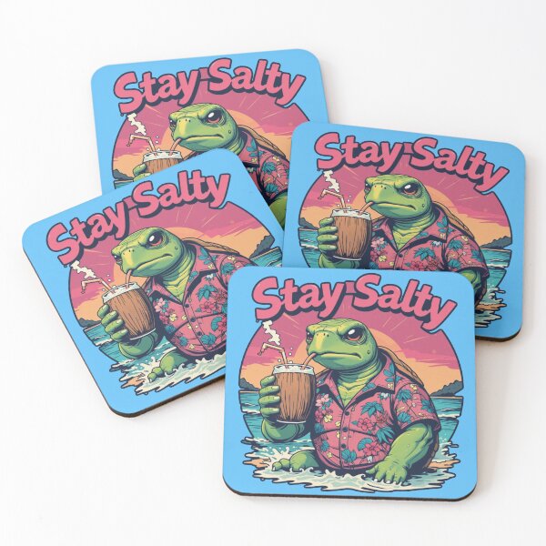 Item preview, Stay salty turtle designed and sold by Dospart.