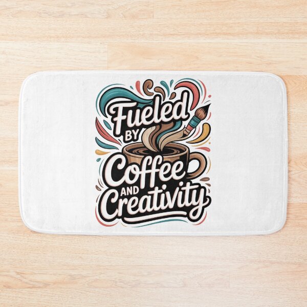 Item preview, Fueled by Coffee and Creativity – Artistic Coffee Lover Design designed and sold by Timeless Design.