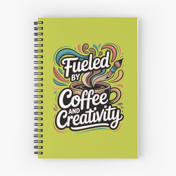 Item preview, Fueled by Coffee and Creativity – Artistic Coffee Lover Design designed and sold by Timeless Design.