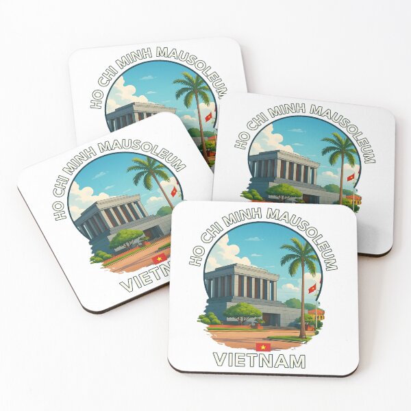 Item preview, Ho Chi Minh Mausoleum Hanoi Vietnam - Iconic Asia Landmark Travel vacation destination souvenir art  designed and sold by inkNext.