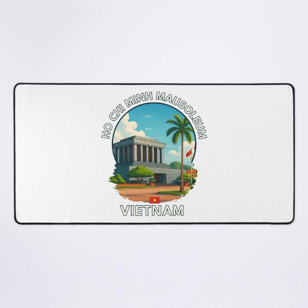 Item preview, Ho Chi Minh Mausoleum Hanoi Vietnam - Iconic Asia Landmark Travel vacation destination souvenir art designed and sold by inkNext.
