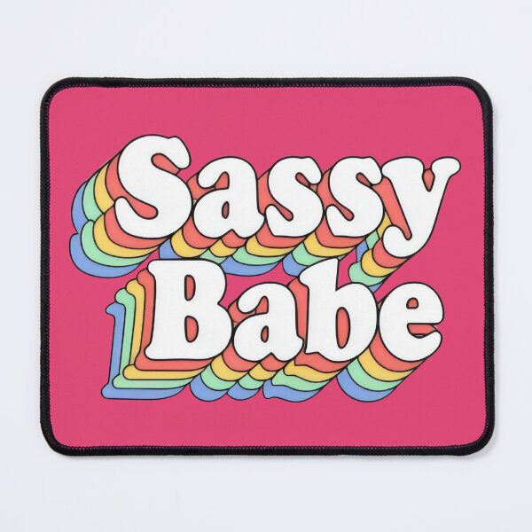 Item preview, Gen Z slang - Sassy Babe designed and sold by DemureArtsy.