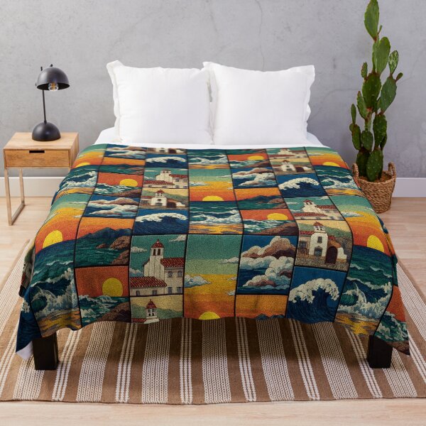 Item preview, Mexican Mosaic Dreams – Sunsets and Shores in Tranquil Color designed and sold by Ignorant-Artist.