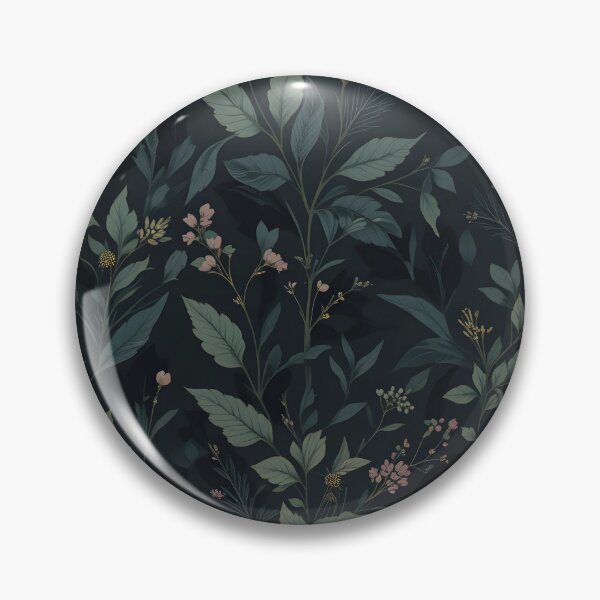 Item preview, Elegant Dark Floral Pattern Throw Pillow designed and sold by FestivityFinds.