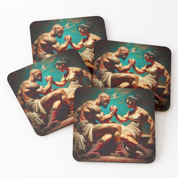 Item preview, Battle of Titans – Arm Wrestling Warriors designed and sold by Ghost Archer Illusions.