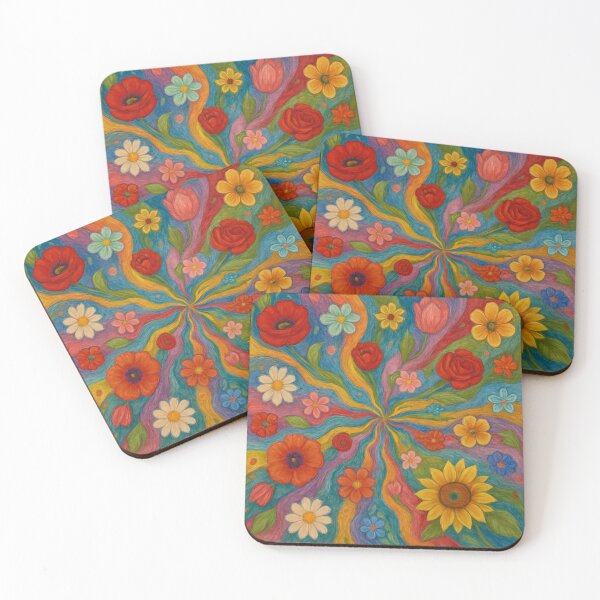 Item preview, Psychedelic Floral Bloom Radiance designed and sold by zzz888.