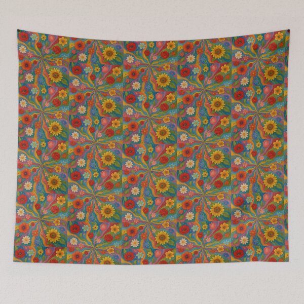 Item preview, Psychedelic Floral Bloom Radiance designed and sold by zzz888.