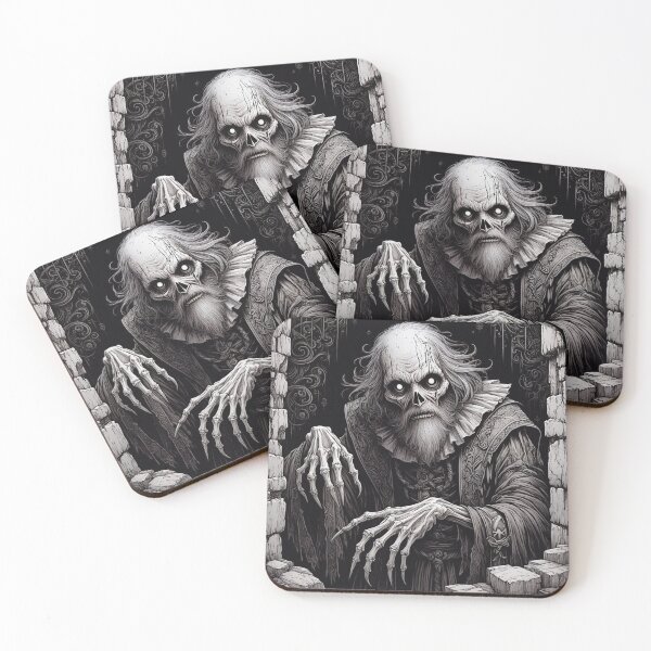 Item preview,  blood soaked horrific Evil vampire lord of death staring at you designed and sold by Vintage Designs +.