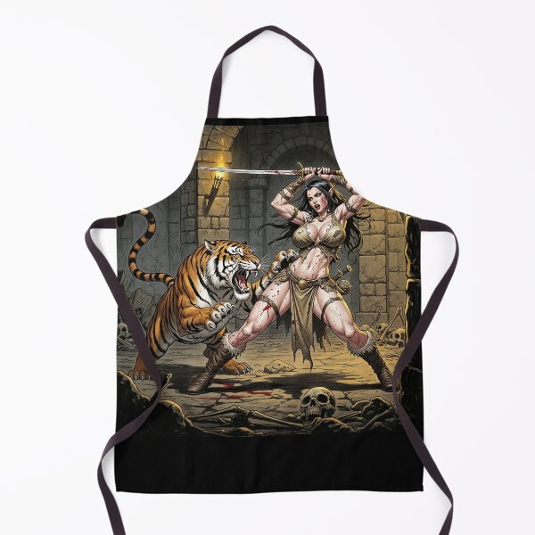 Item preview, Tigress of the Dungeon | RPG OSR | Oldschool RPG designed and sold by VintageBazaar.