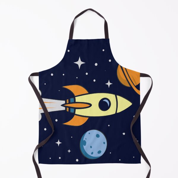Item preview, Retro Space Rocket Adventure – Cute Sci-Fi Vector Art side on designed and sold by furrylizard.