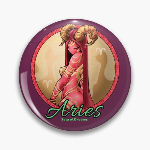 Item preview, Aries Goddess with Golden Horns and Mystical Markings - Zodiac and Astrology Fantasy Art designed and sold by SegretDreams.